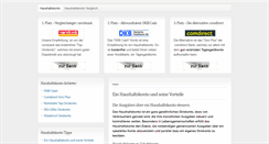 Desktop Screenshot of haushaltskonto.net