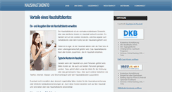 Desktop Screenshot of haushaltskonto.com